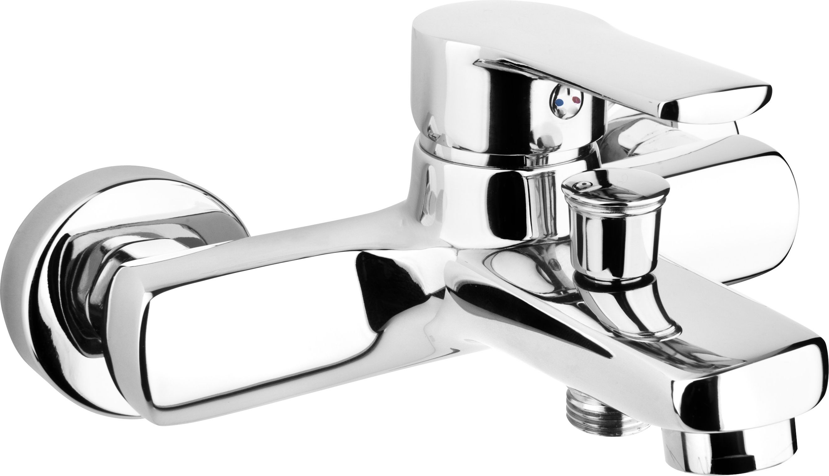 Bateria wannowa KFA Selen ścienne chrom (4414-010-00)