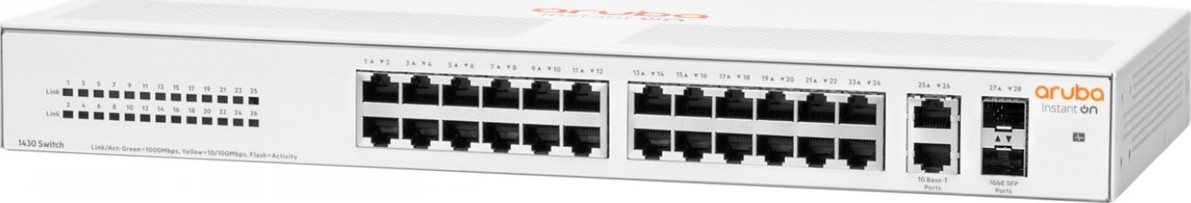 Switch HP HPE NW ION 1430 24G RJ45 2SFP Switch R8R50A