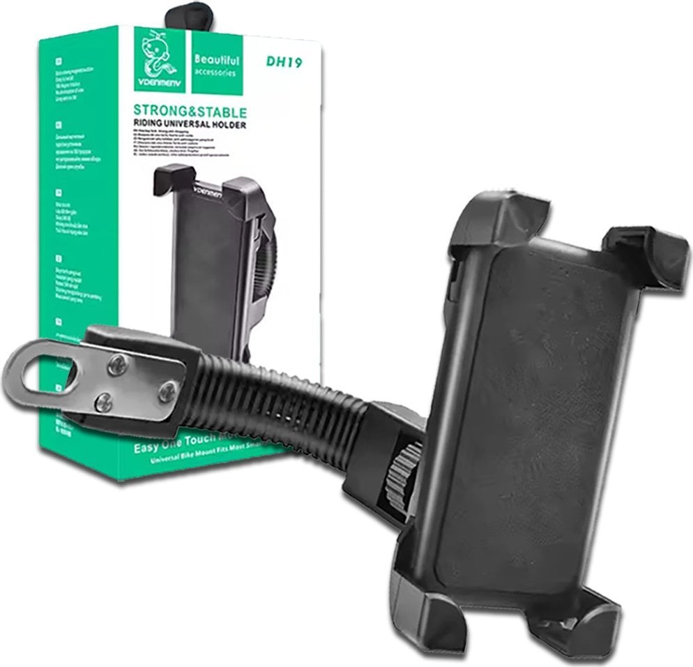 . DENMEN UCHWYT SAMOCHODOWY ZAGŁÓWEK CZARNY DH19