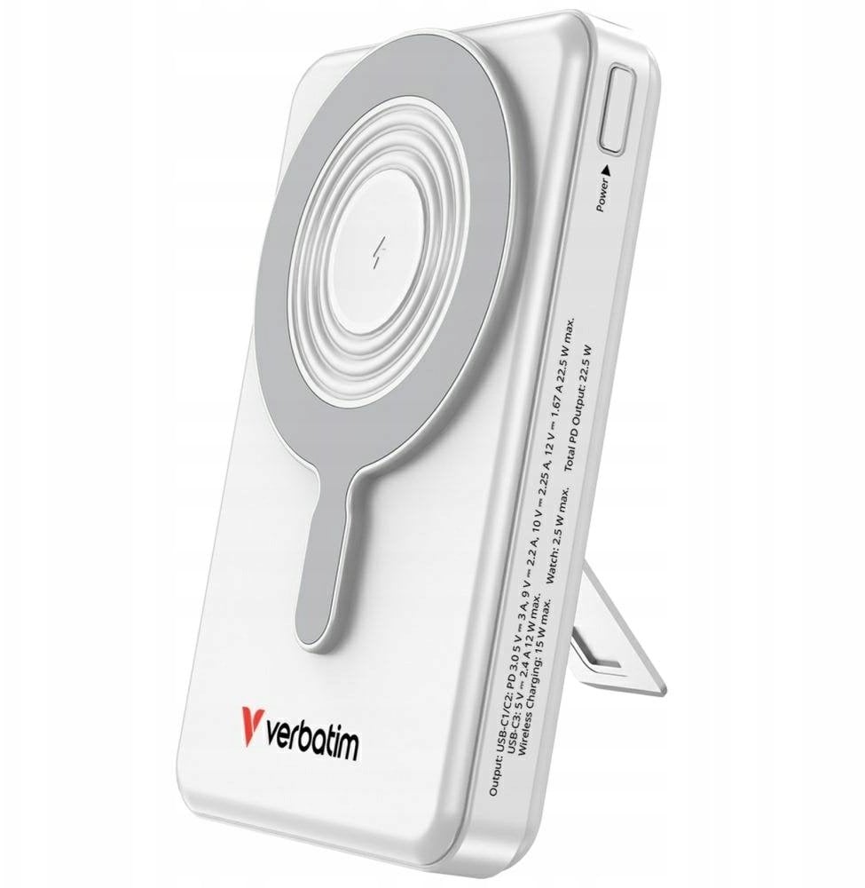 Powerbank Verbatim Charge´n´Go Power Bank 2C & Display 10000mAh silver