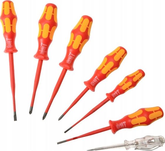Wera zestaw wkrętaków PH PZ/S płaskie VDE 7 sztuk (5006480001)
