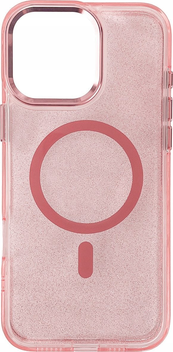 Hurtel Etui Glitter Case MagSafe na iPhone 16 Pro - różowe z brokatem