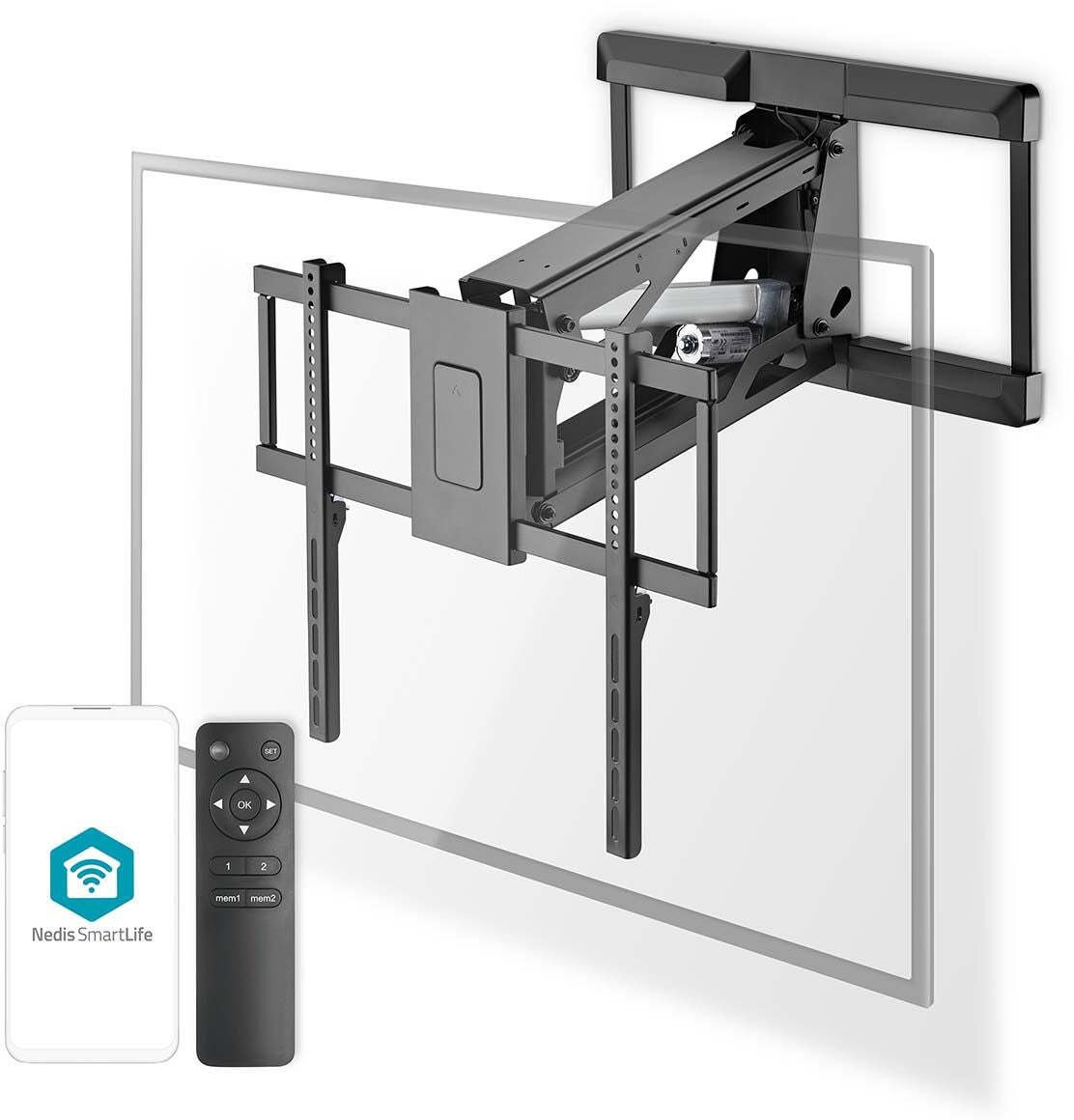 Nedis TVWM5880BK uchwyt do telewizorów 190,5 cm (75") czarny