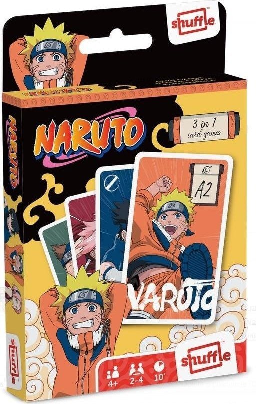 Cartamundi Shuffle Fun - Naruto 3w1 CARTAMUNDI