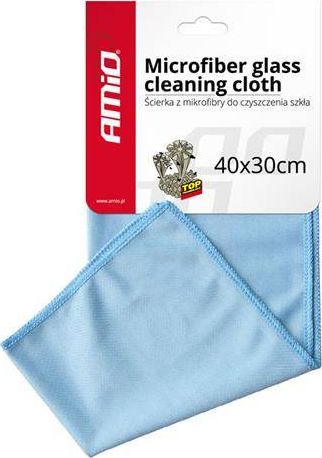 AMiO Ściereczka do szyb z mikrofibry 30x40cm Cwash-03