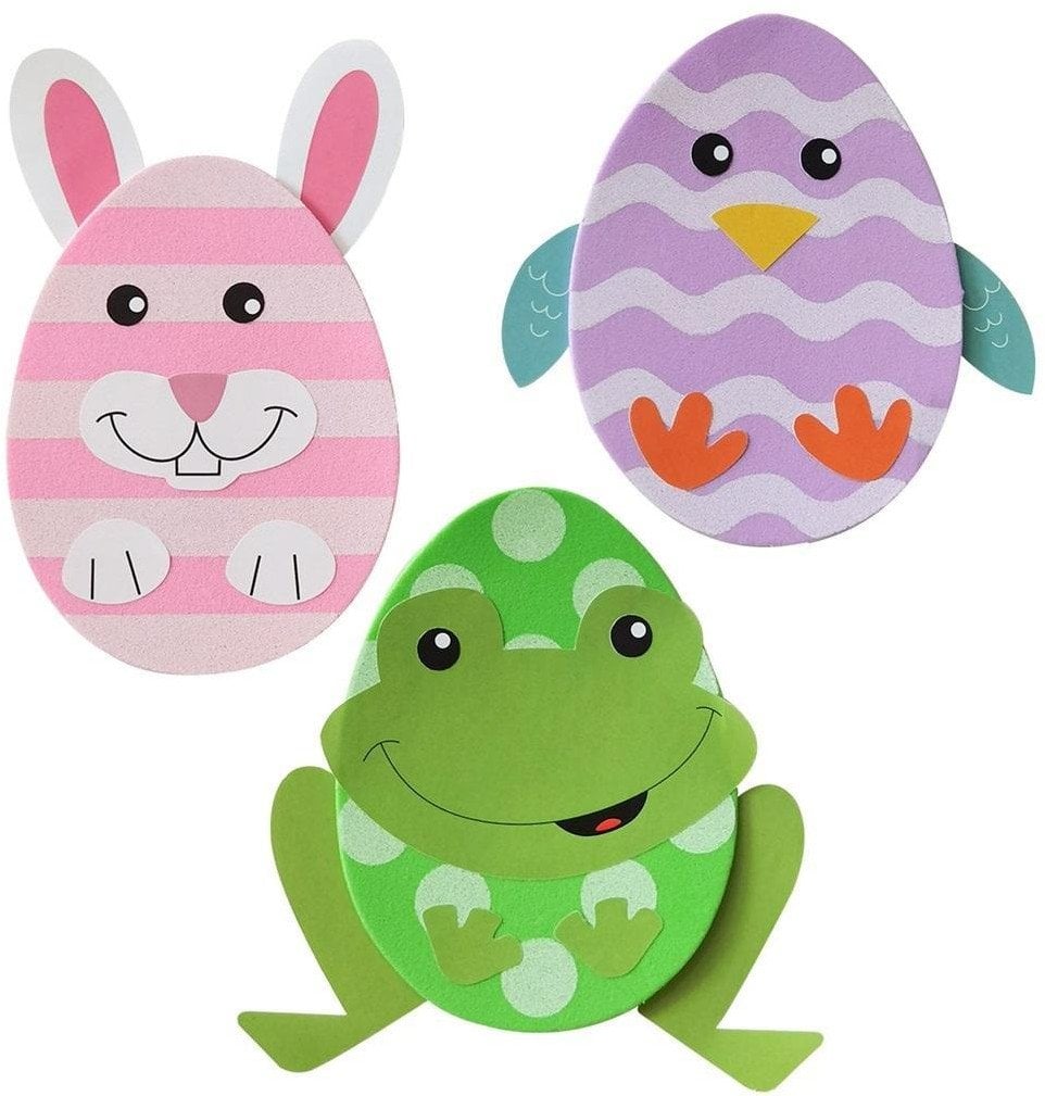 Zestaw zrób to sam z pianki - zwierzątka