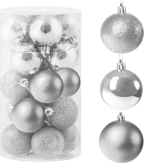 Springos Bombki choinkowe na choinkę 4 cm zestaw 20 szt. UNIWERSALNY