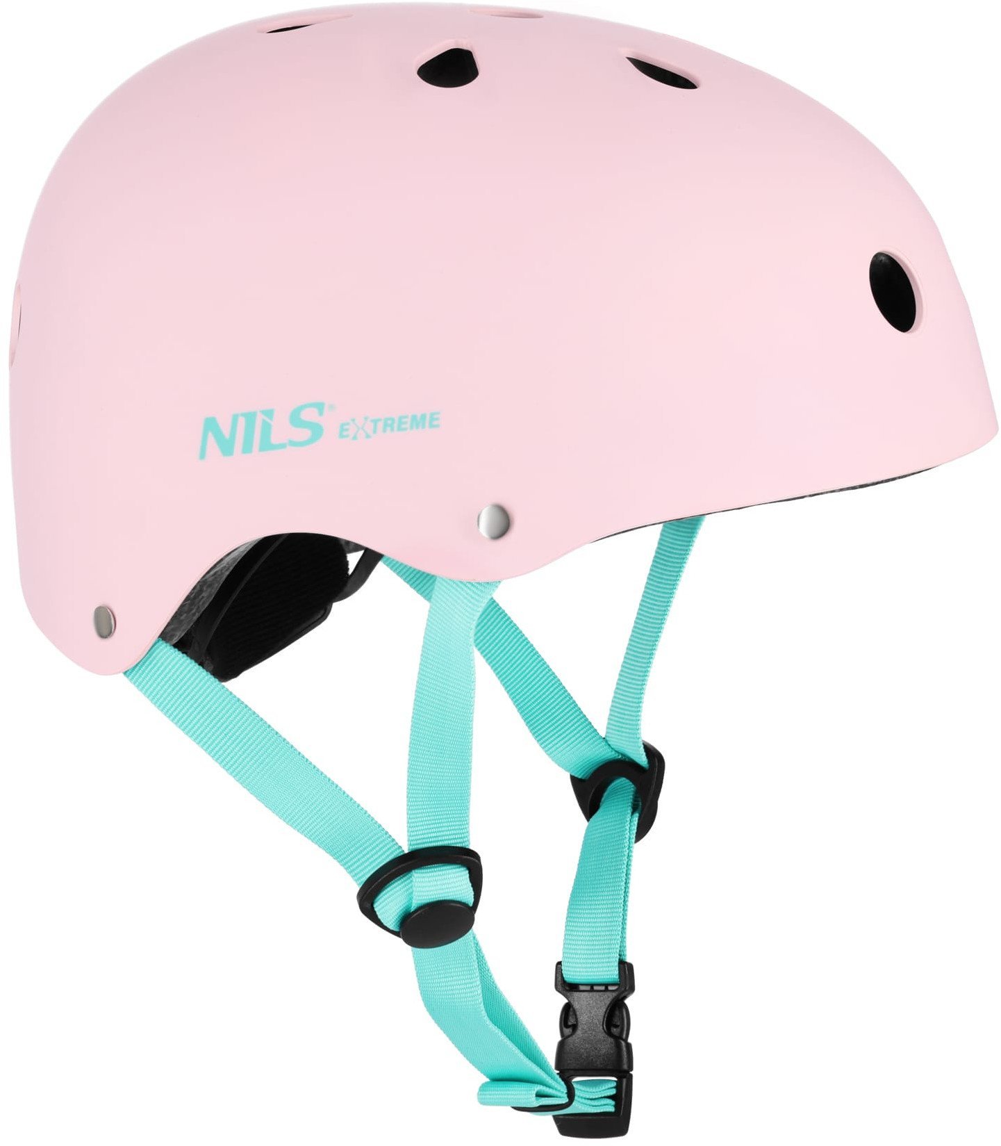 MTW001-1 KASK RÓŻOWY ROZM. M(55-58CM) NILS EXTREME