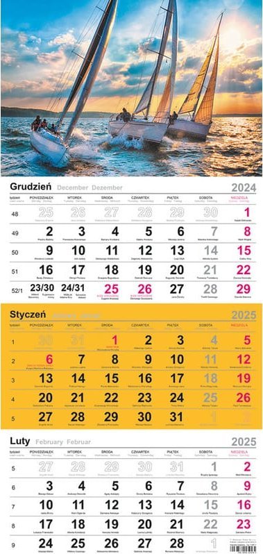 Michalczyk & Prokop Kalendarz trójdzielny T-106T-06