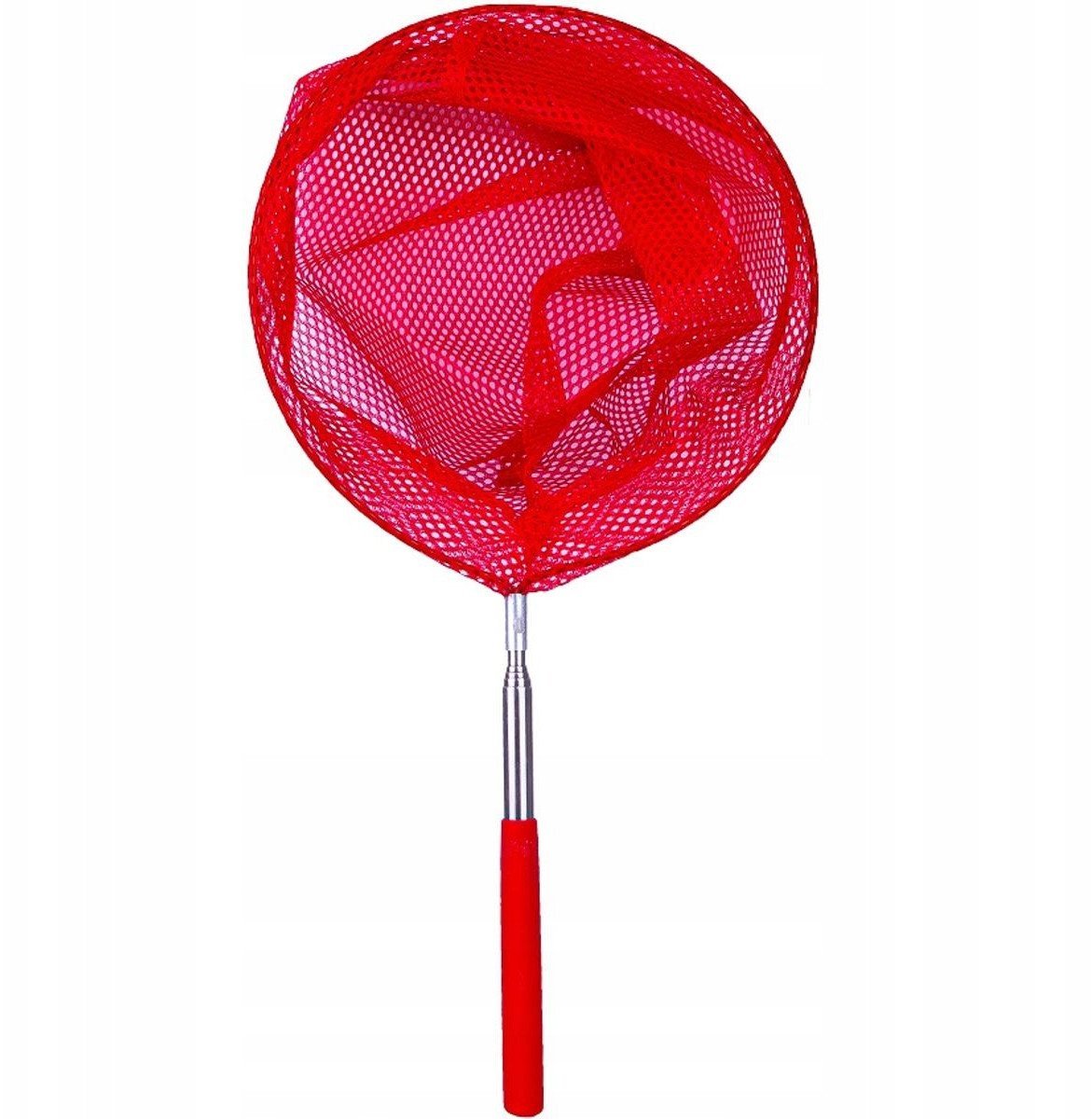 SIATKA NA MOTYLE OWADY SKŁADANA TELESKOPOWA 37-85CM CZERWONA