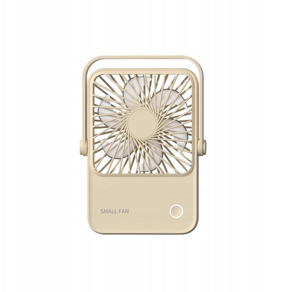 Wentylator / wiatrak biurkowy z regulowaną podstawką HX-122 beżowy