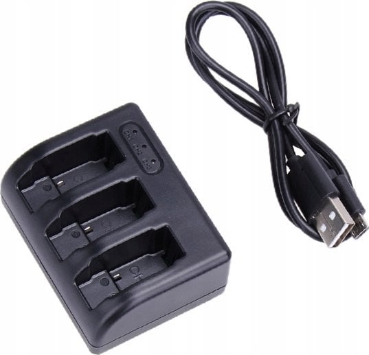Xrec Ładowarka Na 3x Bateria / Akumulator Ahdbt-501 Do Gopro Hero 5 Black