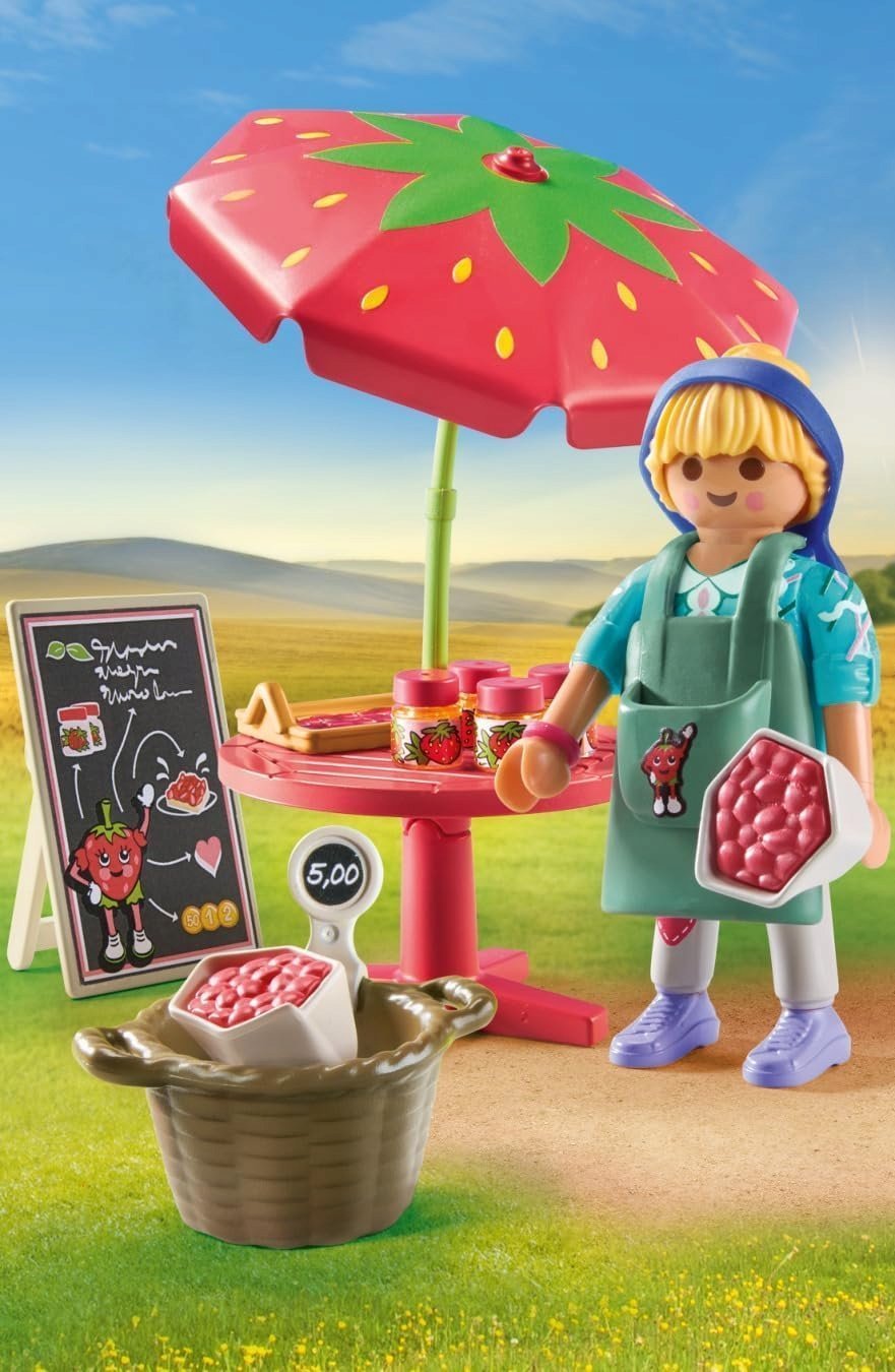 Playmobil Zestaw z figurkami Country 71445 Stragan z domowym dżemem