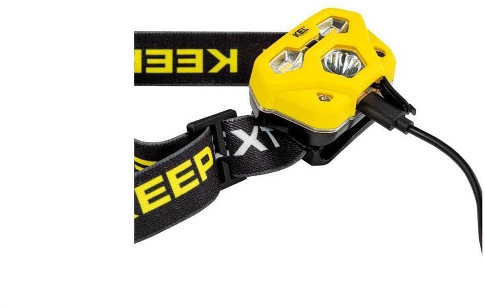 Latarka czołowa LED akumulatorowa IP65 4W SMD LED 150lm 2W SMD LED 200lm 3,7V 1000mAh Li-Po z czuj zbliż LC-1 W-00338