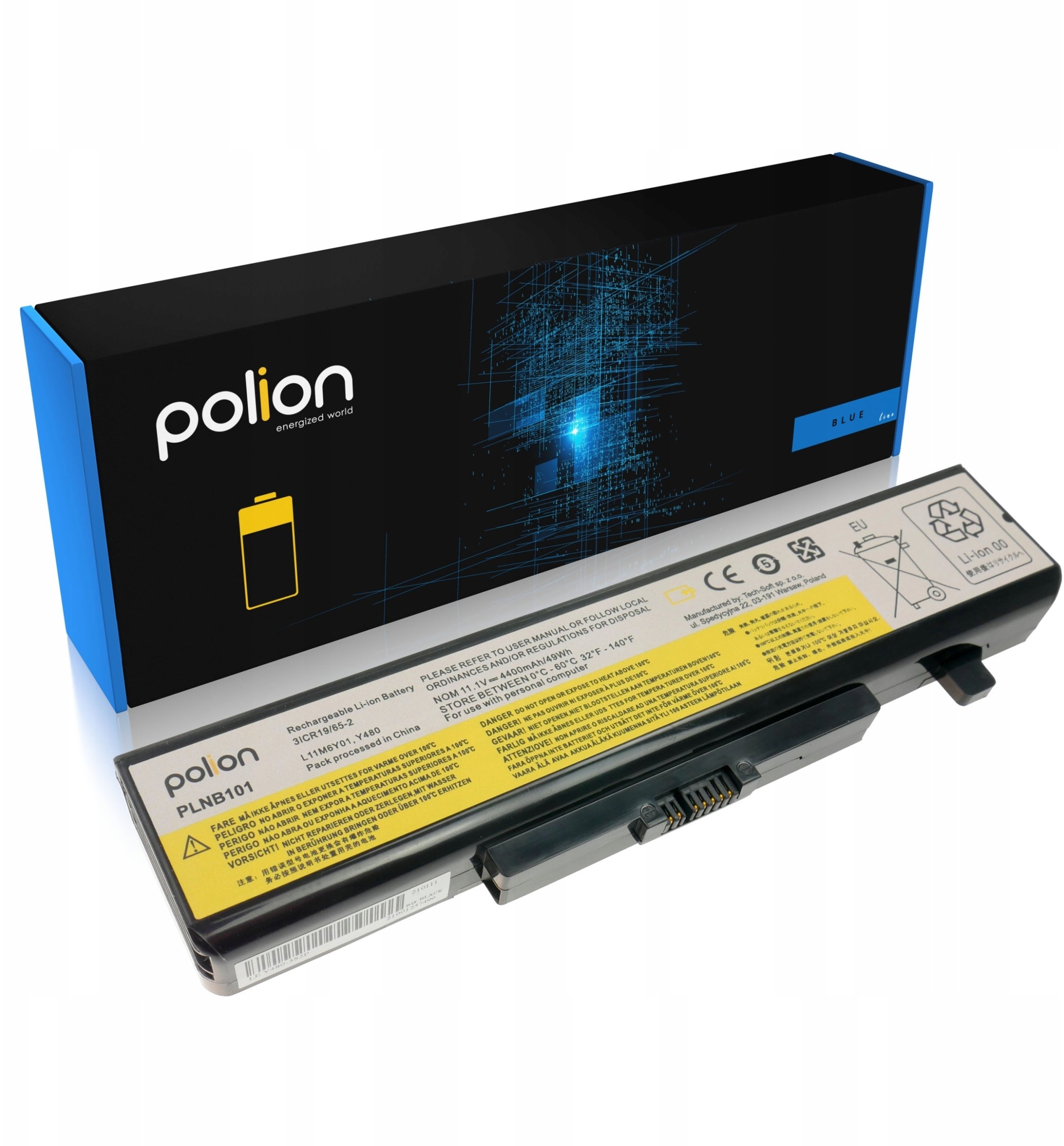 Bateria do laptopa LENOVO TG400 G480 G500 G505 G510 G580 G700 G710 4400mAh