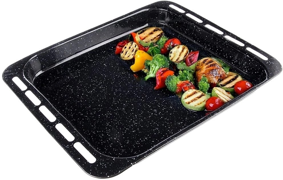 Blacha do Pieczenia Emaliowana 45,5 x 32,5 x 5 cm ORION do Piekarnika