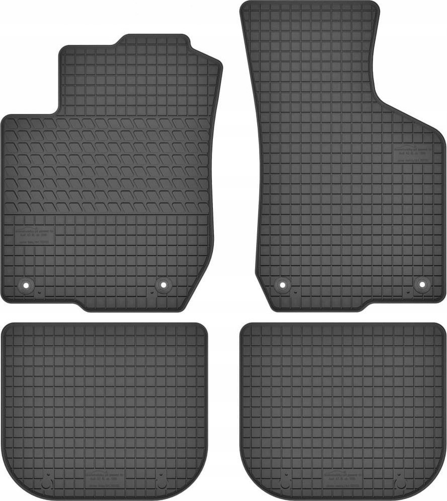 MotoHobby Audi A3 8L Dywaniki gumowe PREMIUM stopery