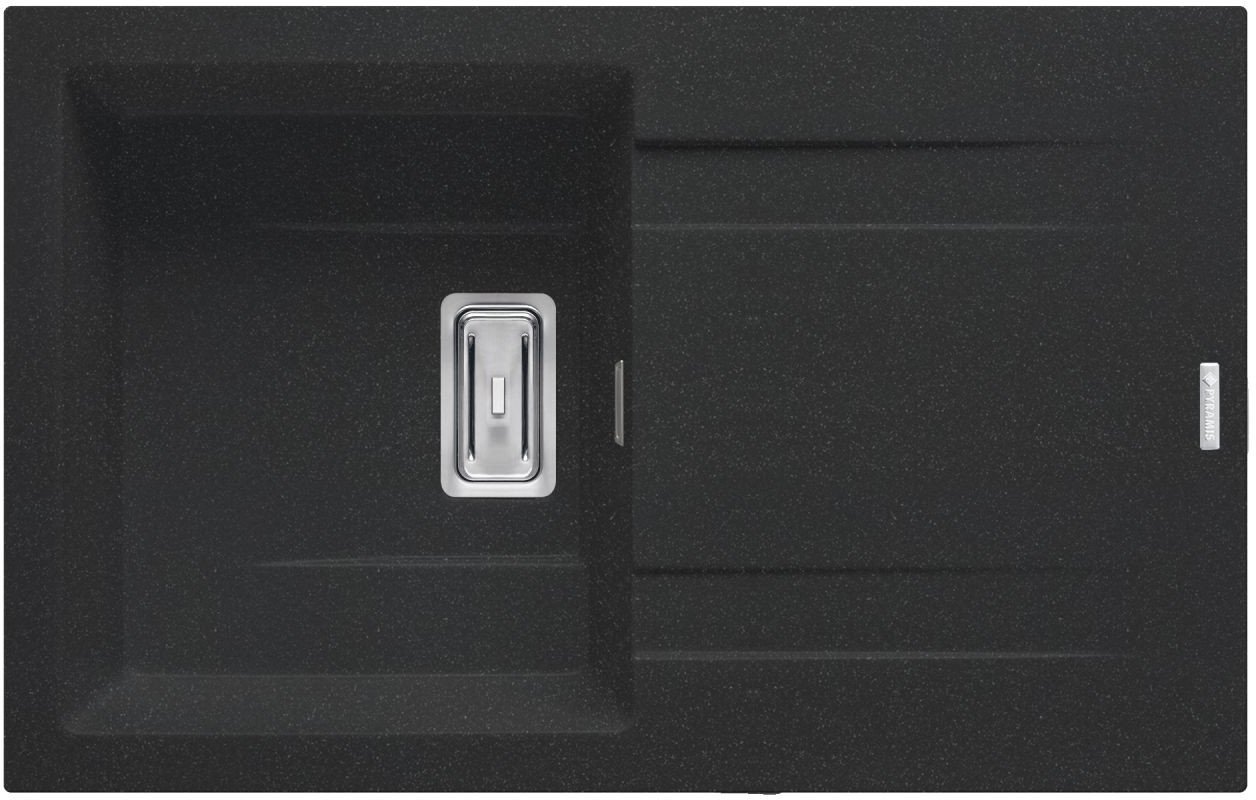 Pyramis Zlew. KARTESIO 79x50 1B 1D czarny