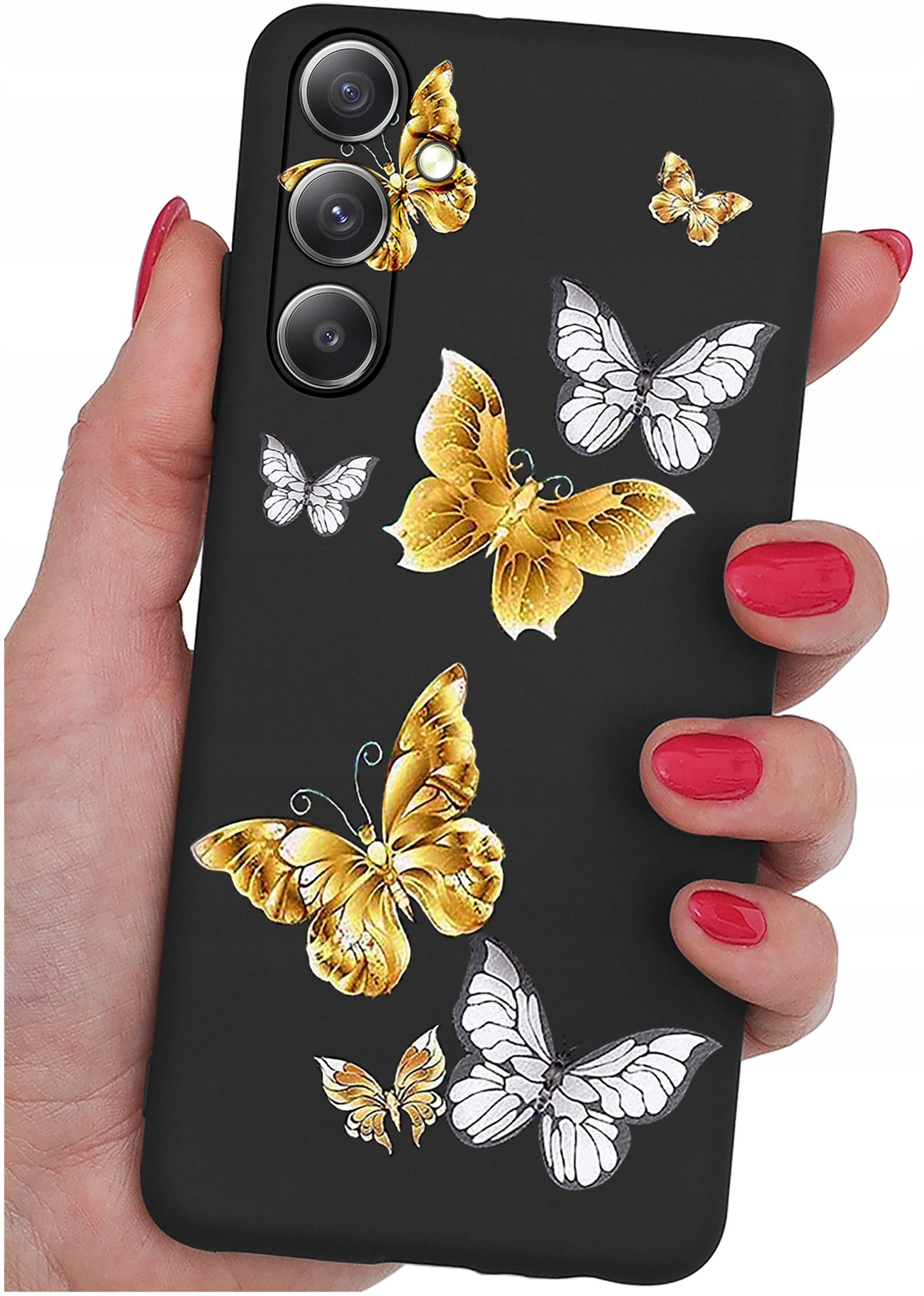 ETUI do Samsung Galaxy S23 WZORY |SILIKONOWE MATT CASE + SZKŁO 9H