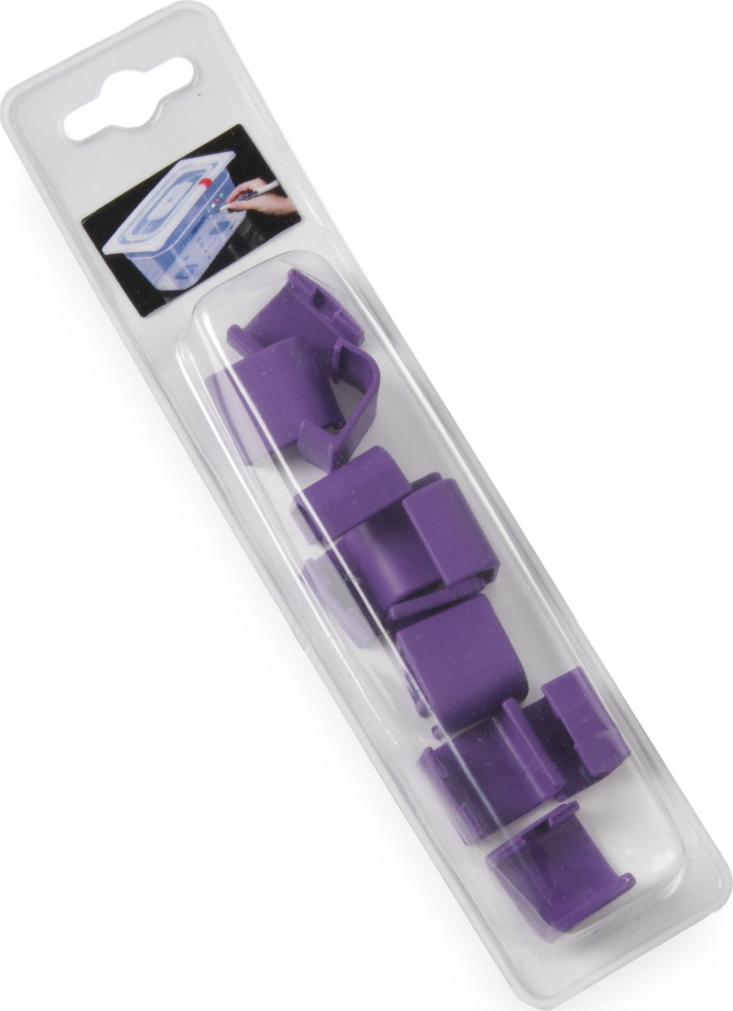 Hendi Klipsy do pojemników GN HACCP z polipropylenu Fioletowe - Hendi 880869 Klipsy do pojemników GN HACCP z polipropylenu Fioletowe - Hendi 880869