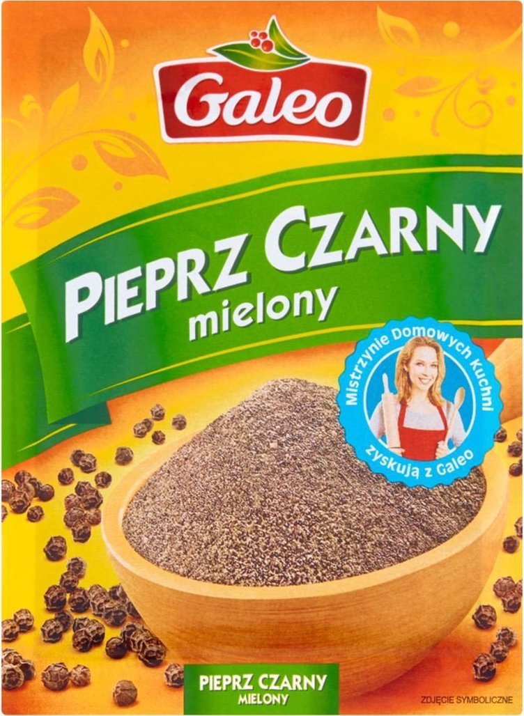 Galeo Galeo Pieprz czarny mielony 15 g