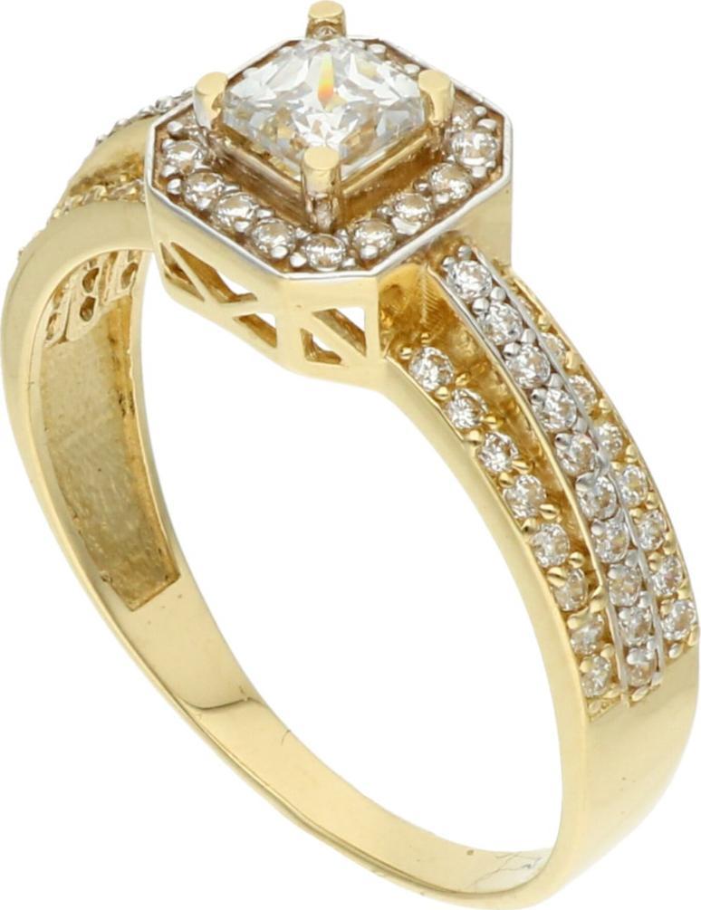 Rosanto Złoty pierścionek z cyrkoniami rozm. 20 585 14k