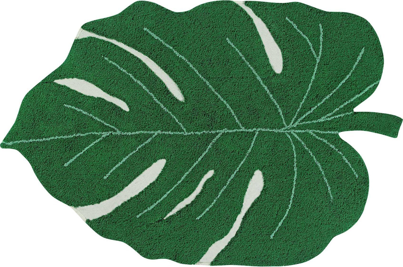 Lorena Canals Dywan do prania w pralce Monstera Leaf, Lorena Canals 120 x 160 cm jeden rozmiar