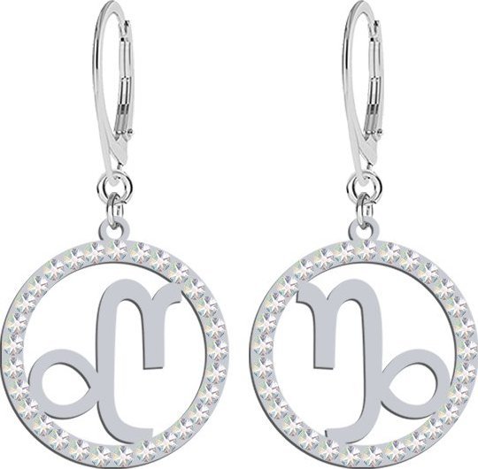 Radziszewska Jewellery Kolczyki Koziorożec Znak Zodiaku srebro925