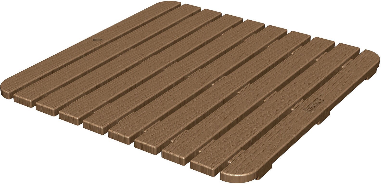 TATAY Shower tray 55x55cm/brown 1555300