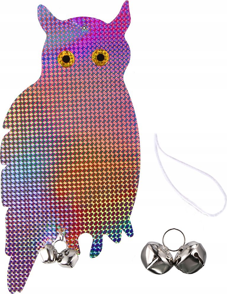 ODSTRASZACZ PTAKÓW HOLOGRAM SIEDZĄCA SOWA OWL-H1