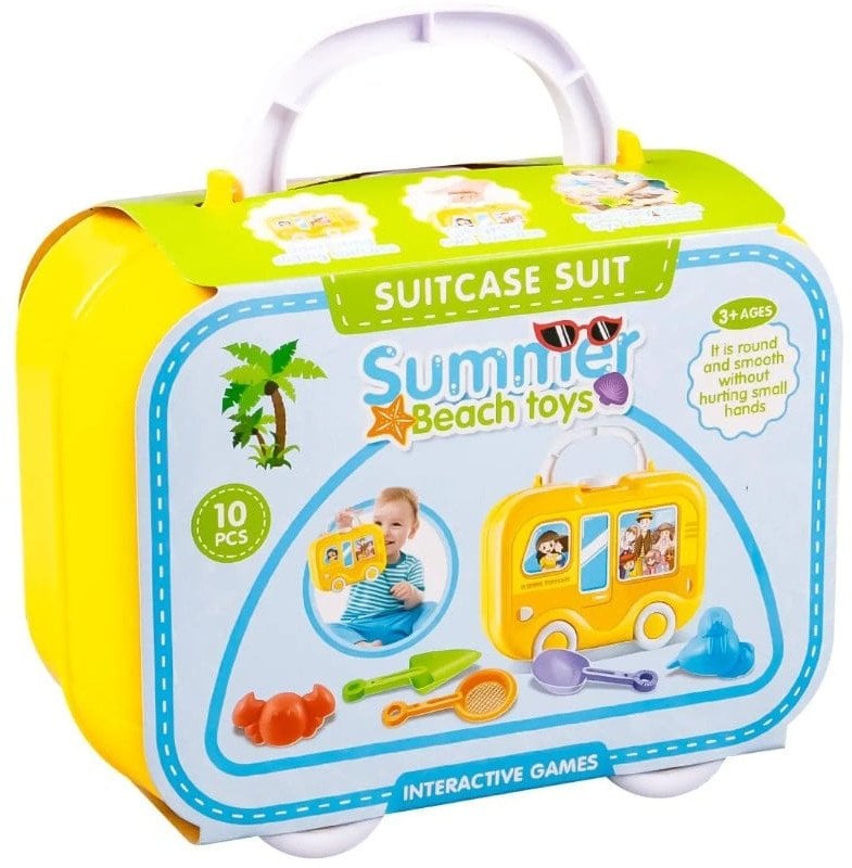 TOY BEACH SET SUITCASE 666-1163P