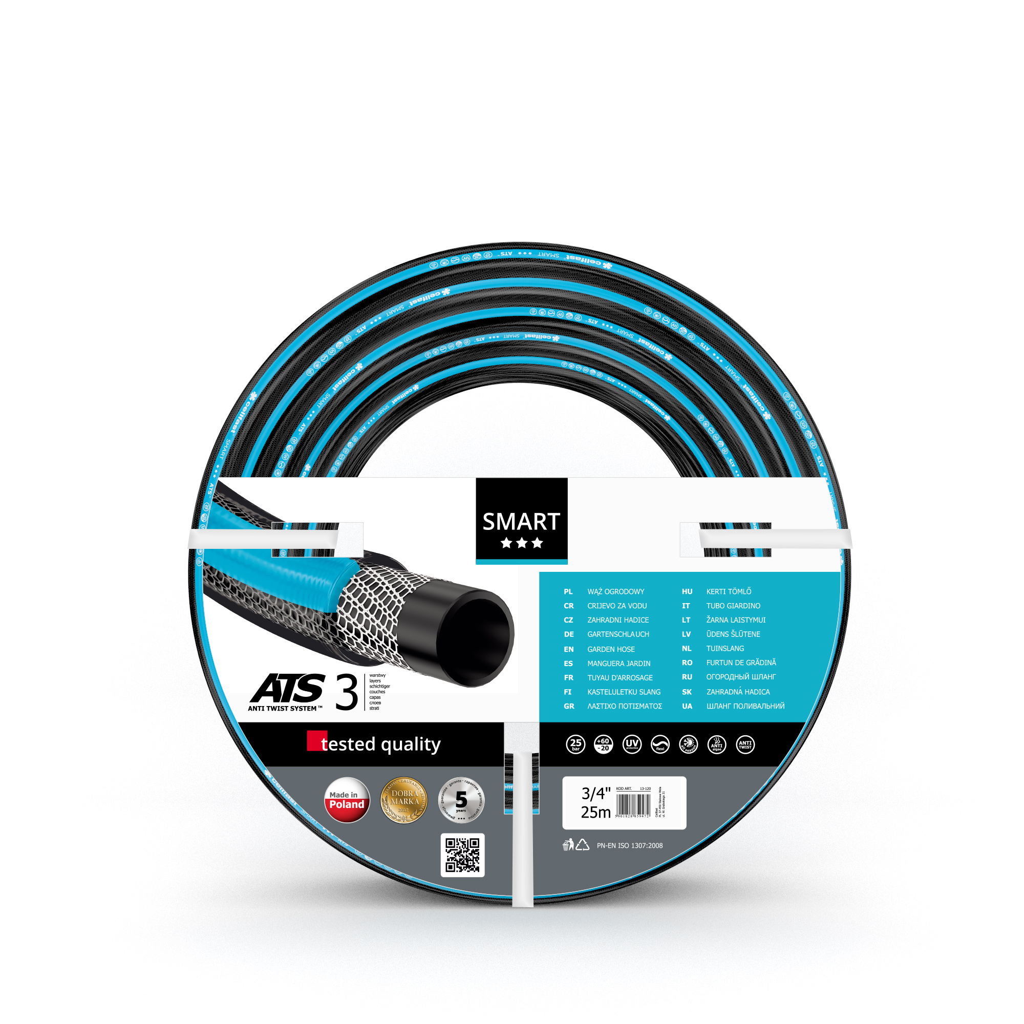 Cellfast Wąż ogrodowy Smart ATSV 3/4" 25m (13-120)