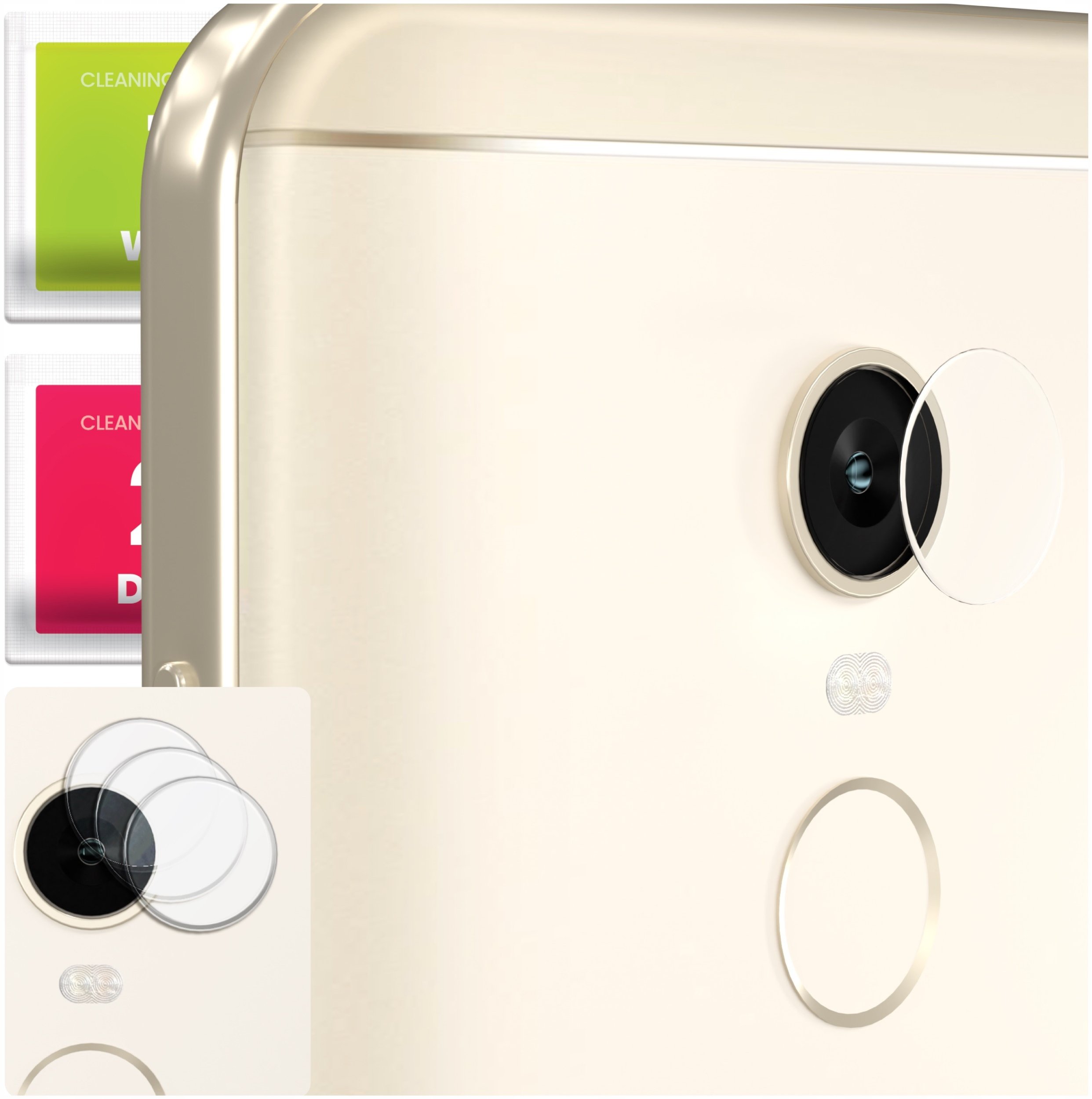 3-PAK Szkło Na Aparat Do Xiaomi Redmi Note 4 / 4X (Hartowane, Na Obiektyw)