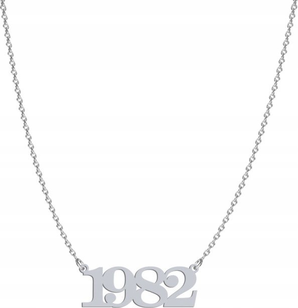 Radziszewska Jewellery Naszyjnik Data Rocznik PERSONALIZACJA TABLICZKA