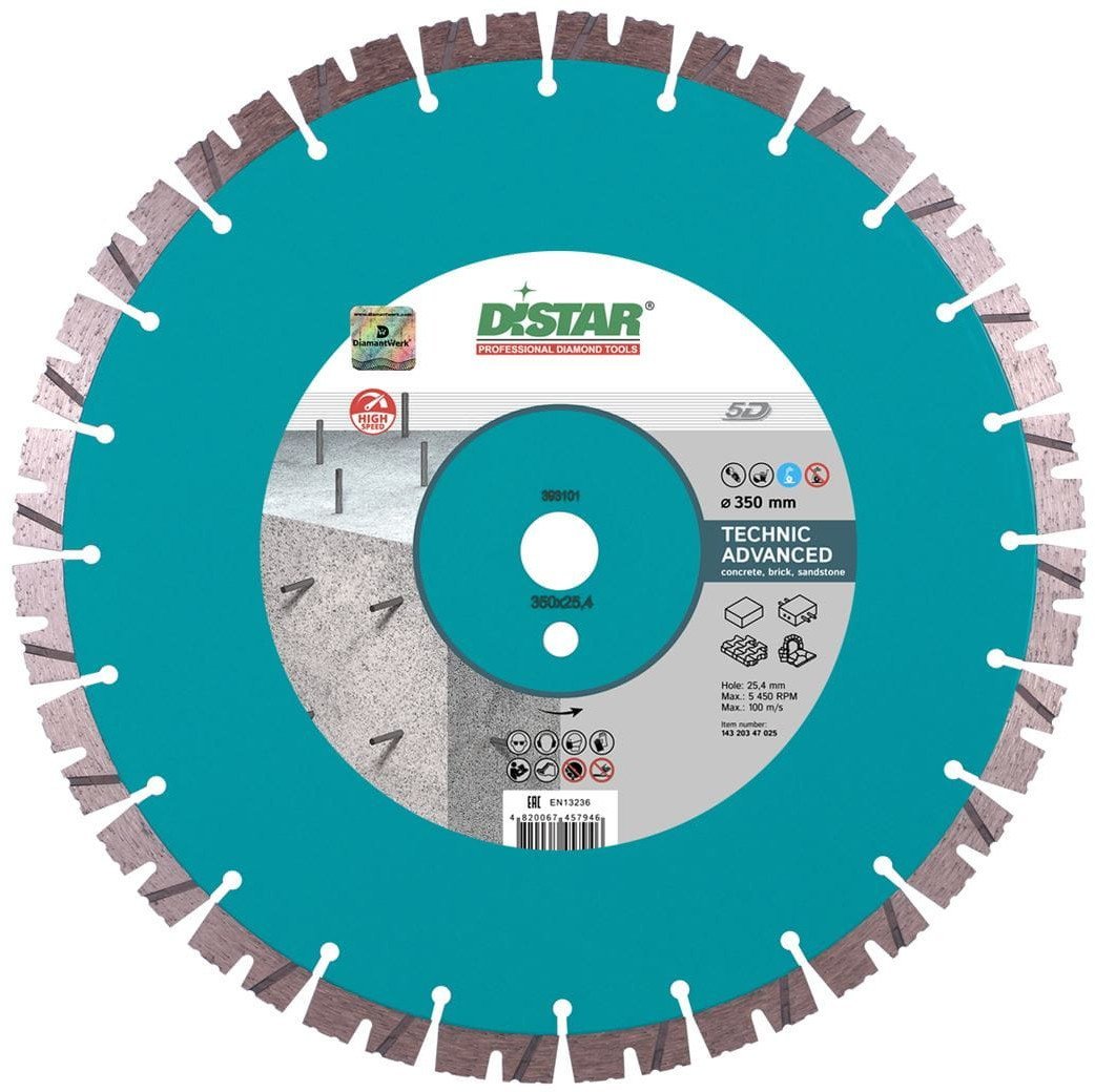 DISTAR TARCZA DIAMENTOWA TECHNIC ADVANCED 300 x 3,0/2,0 x 25,4mm