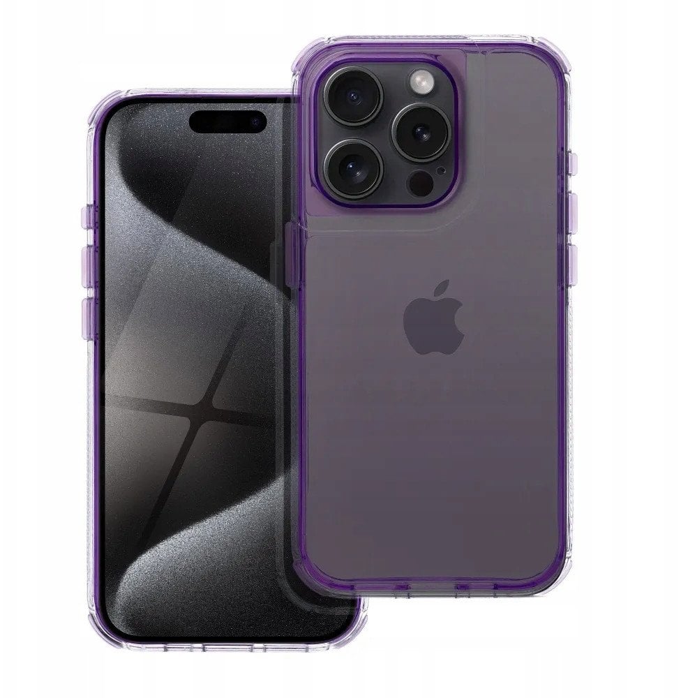 Futerał MATRIX CLEAR do IPHONE 17 Pro jasnofioletowy