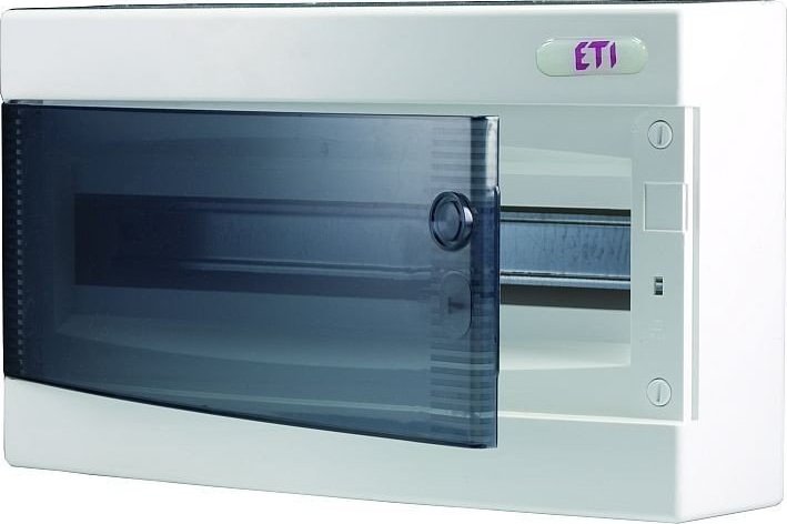 ETI Obudowa natynkowa 18 modułów drzwi transparentne ECT18PT-s