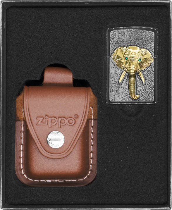 Zestaw ZIPPO Zapalniczka ELEFANT TRI COLOUR Prezentowy No2