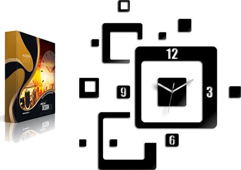 ModernClock NOWOCZESNY ZEGAR ŚCIENNY TRIO DUŻY 60CM KOLORY