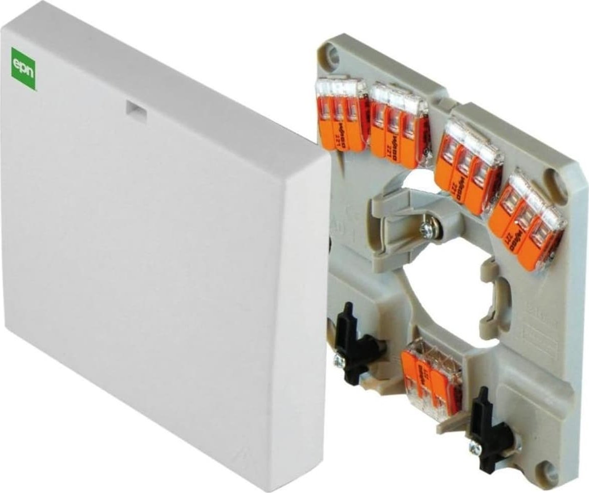 Elektro-Plast Puszka do połączeń AGD HAD 4-S N/T-P/T zaciski WAGO 6mm2 P obrotowe odciążenie przewodu 1869-00