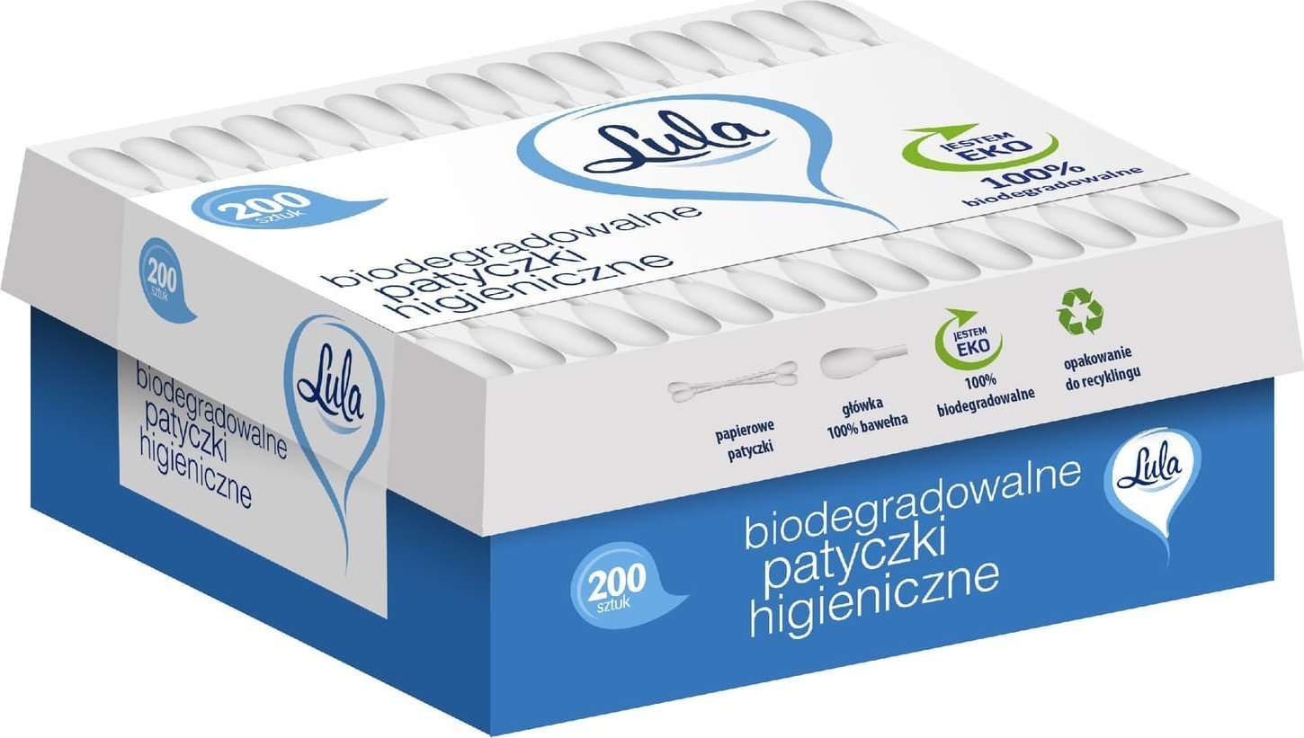 Stella LULA Patyczki higieniczne biodegradowalne 1op. - 200 szt.