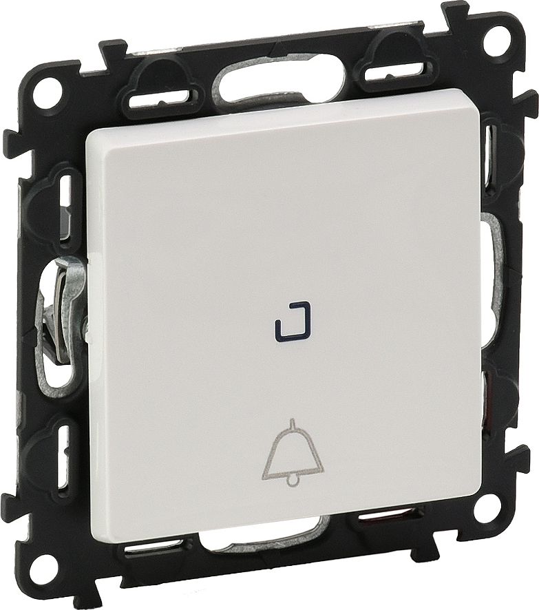 Legrand Przycisk dzwonek Valena Life z podświetleniem biały (752116)