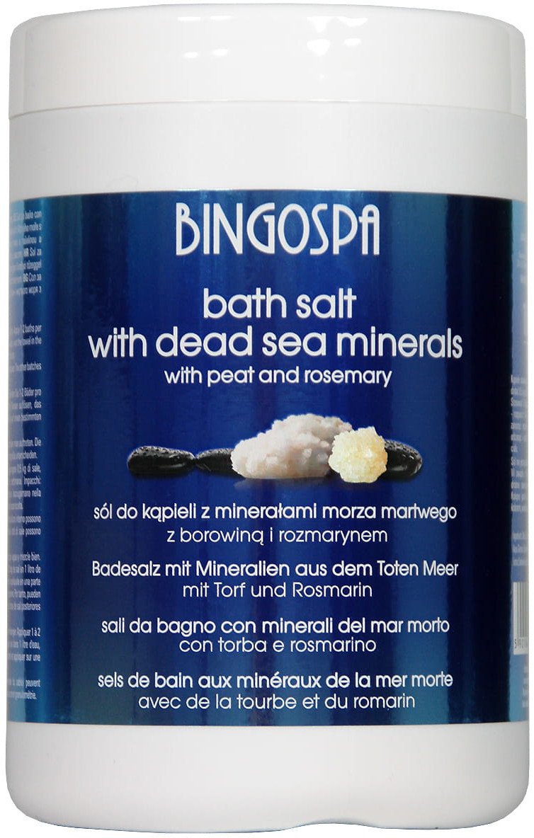BingoSpa Sól z minerałami Morza Martwego z borowiną i rozmarynem Dead Sea 1000g