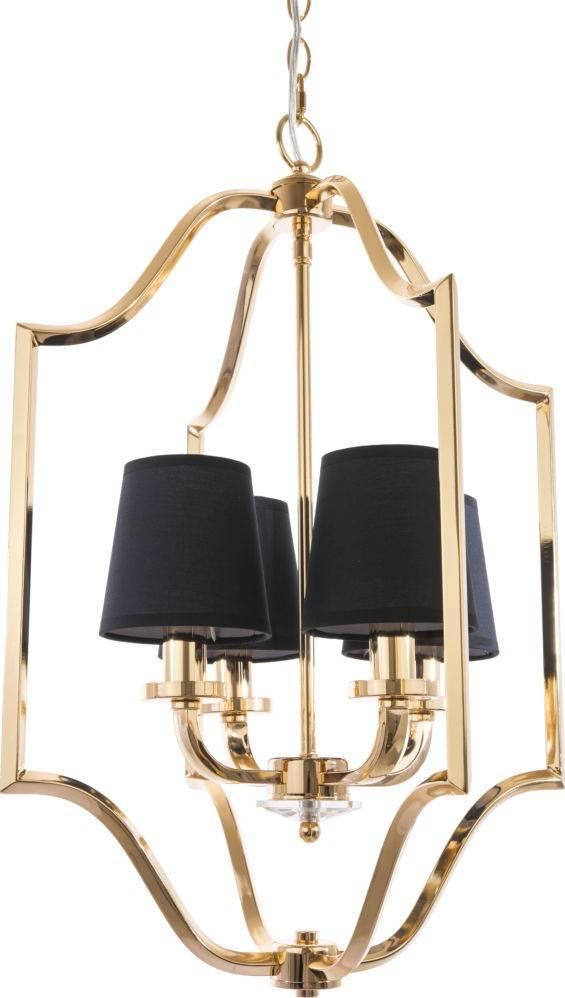 Lampa wisząca Cosmolight Klasyczna LAMPA wisząca NEW YORK P04667AU Cosmolight metalowy zwis na łańcuchu złoty