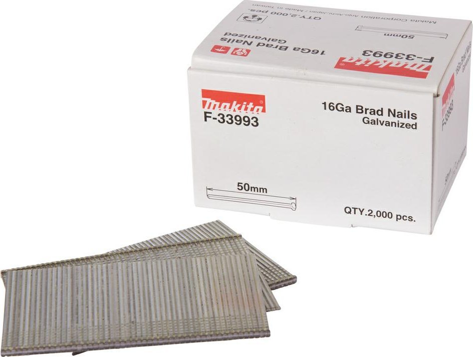 Makita Makita Gauge Brad Nails 1,6x50mm F-33993 2000 pcs.