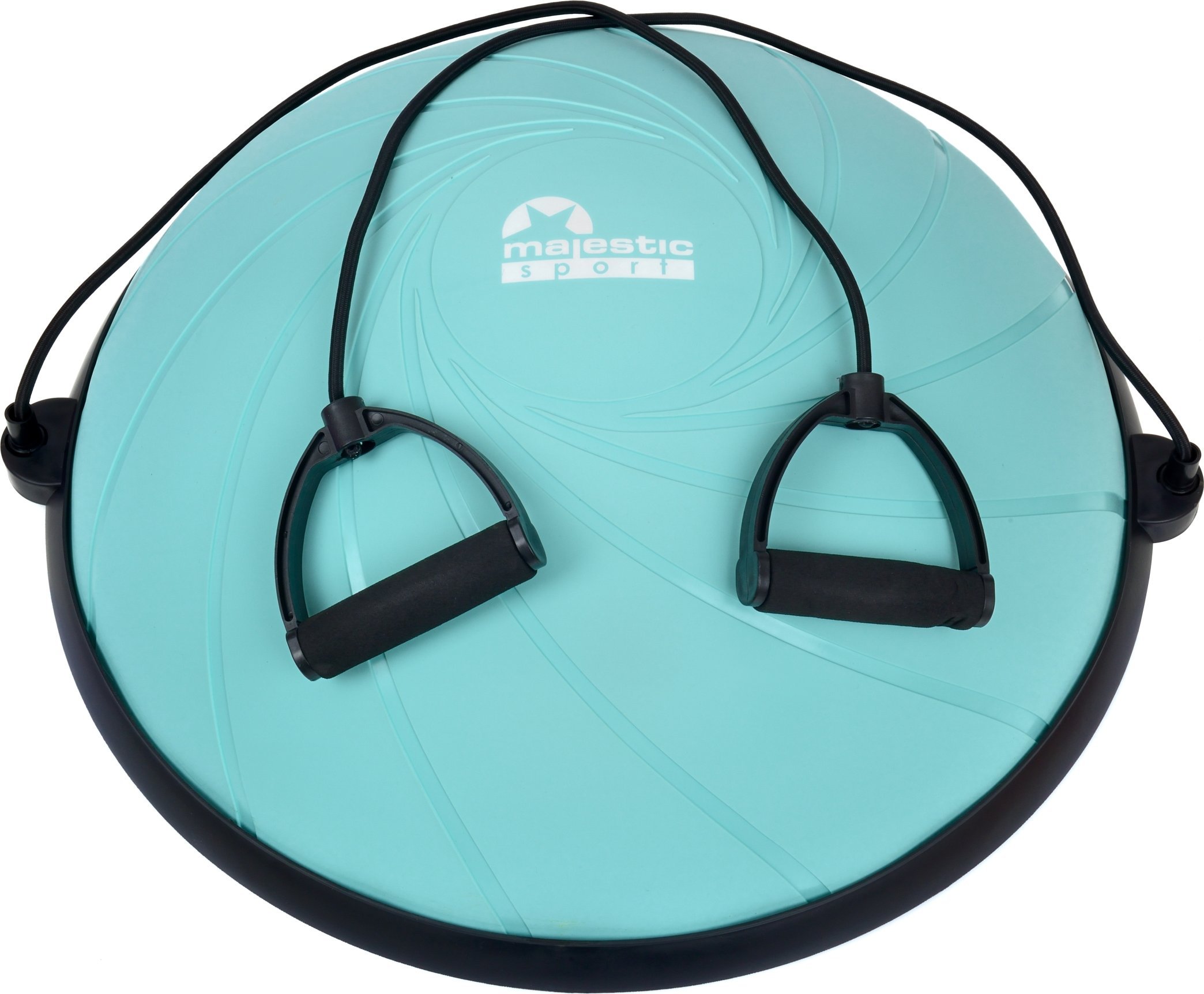 Piłka balansowa Majestic Sport z linkami miętowa