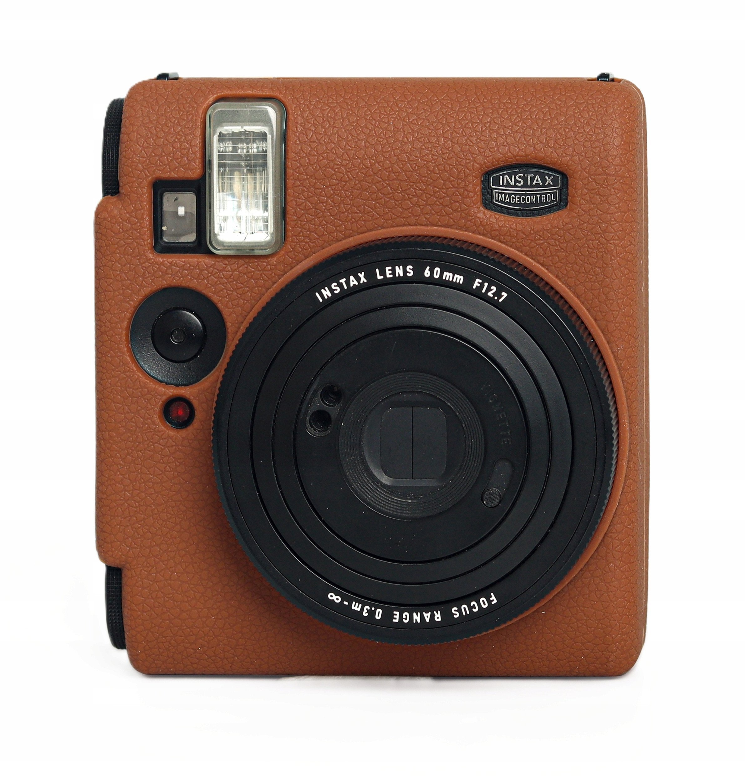 Futerał Etui Pokrowiec Case Silikon Do Fuji Fujifilm Instax Mini 99 Brązowy