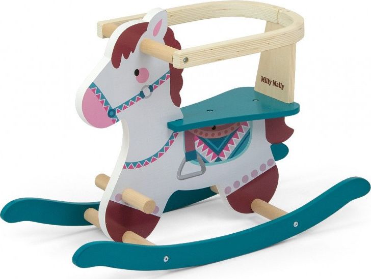 Milly Mally Koń na biegunach Lucky 12 Blue