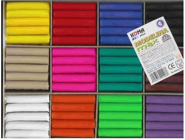 KOMA-PLAST Modelina Max 12 kolorĂłw
