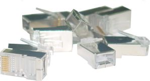 Digitus Wtyk RJ45 kat.5e ekran. 8P8C uniwersalny opak. 100szt. (X-ML-5F-IMP)
